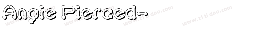 Angie Pierced字体转换